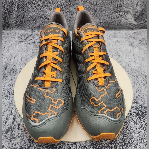 Icebug Anima3 RB9X Grey Orange Running Shoe Men's Size 12 - Picture 3 of 9